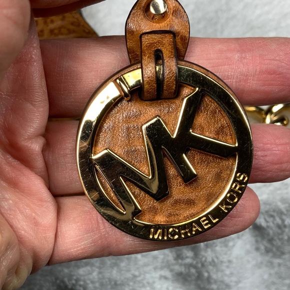 Michael Kors Studded Leather Carryall Tote Shoulder - Picture 15 of 16